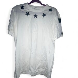 ✨Givenchy✨White T-Shirt with Black Stars